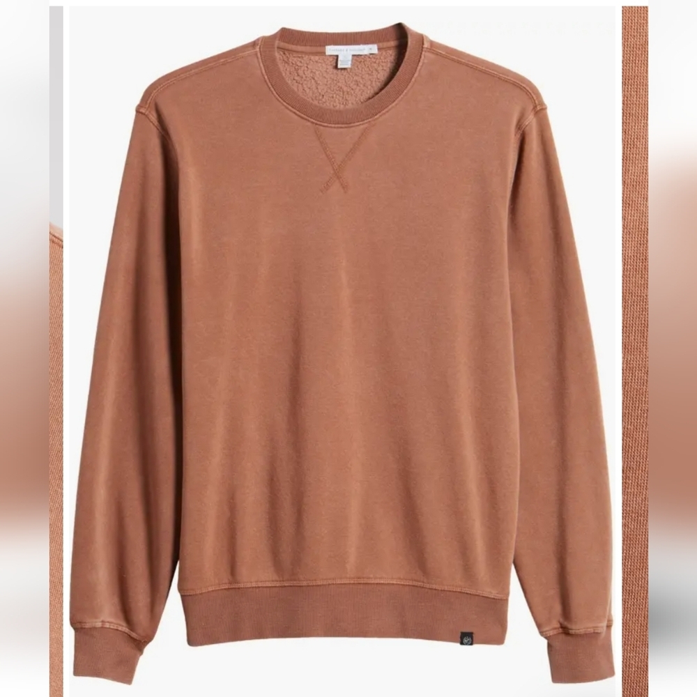 Mineral wash crew sweatshirt pink - XL